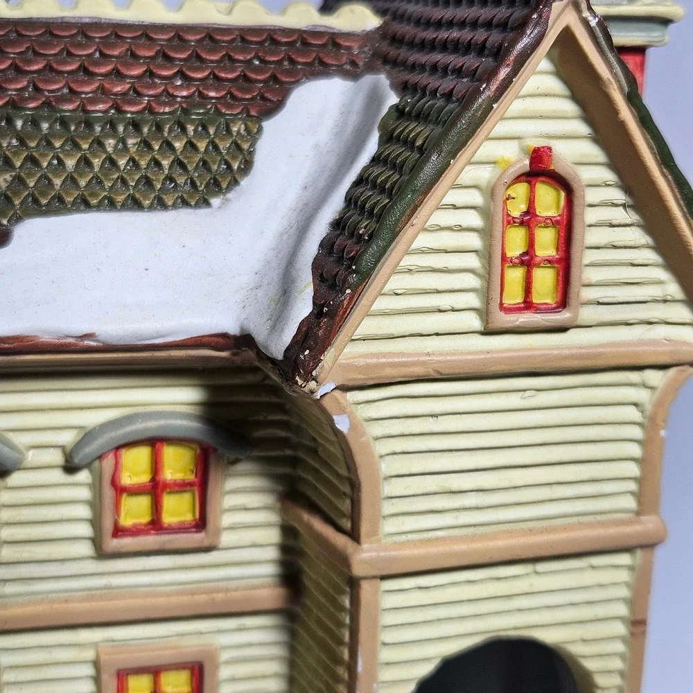 Lemax Coventry Cove Whartons Manor Porcelain Lighted House 2003 Village Decor